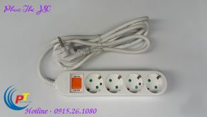 Ổ cắm điện Dosel Hàn Quốc 4 lỗ