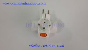 Ổ cắm điện chia 3 Schuko Hàn Quốc